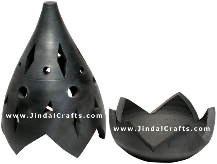 Candle holder Handmade Terracotta Traditional India Art