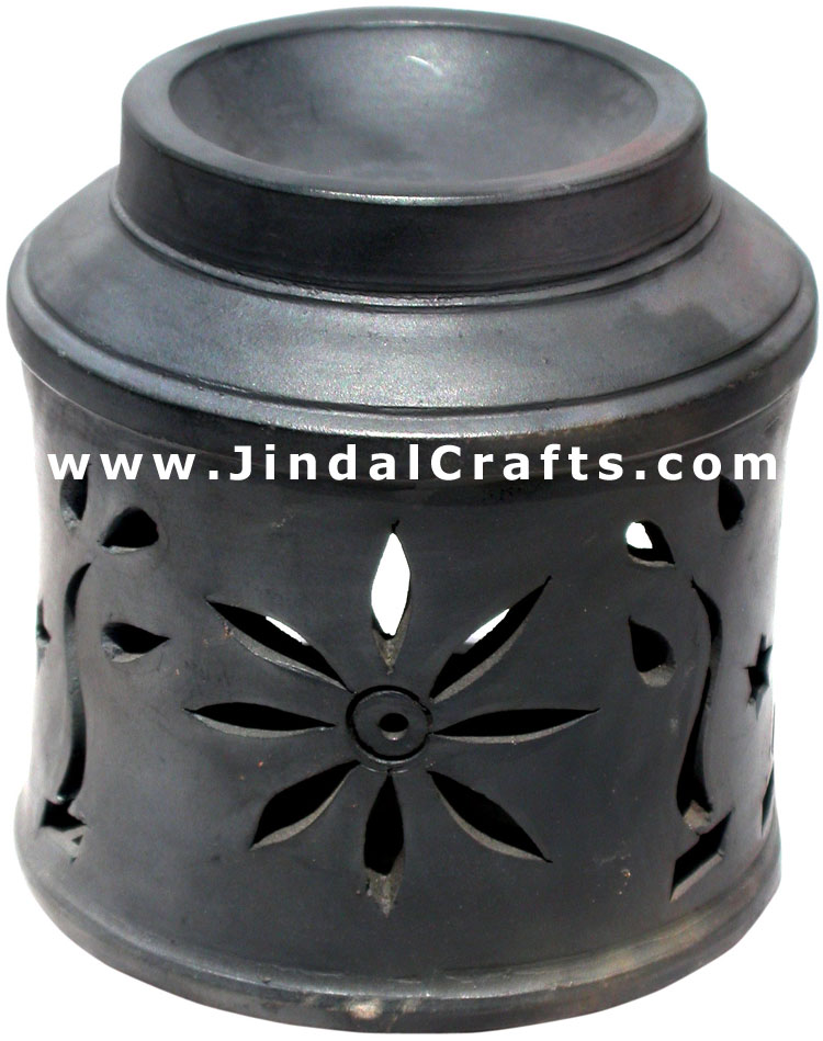 Oil Burner cum Candle holder - Handmade Terracotta Art