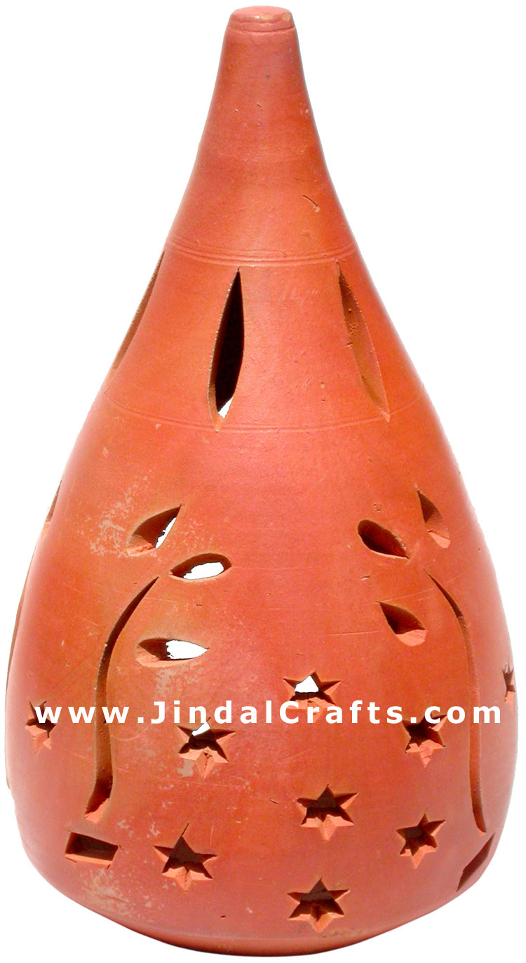 Candle holder Handmade Terracotta Traditional India Art