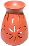 Oil Burner cum Candle holder - Handmade Terracotta Art