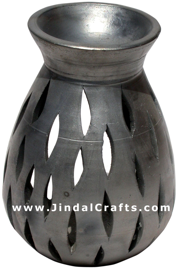 Oil Burner cum Candle holder - Handmade Terracotta Art