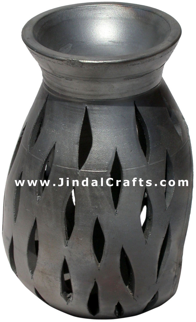 Oil Burner cum Candle holder - Handmade Terracotta Art