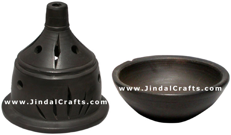 Candle holder Handmade Terracotta Traditional India Art
