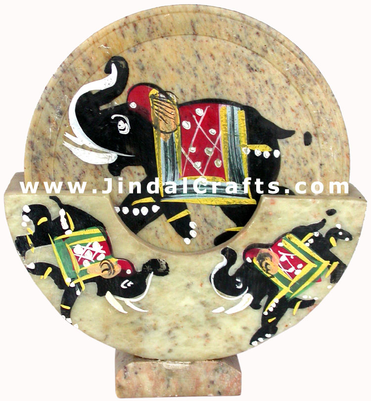 Drink Coasters - Hand Painted Stone made Traditional