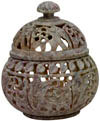 Hand Carved Marble Decorative Box Indian Art
