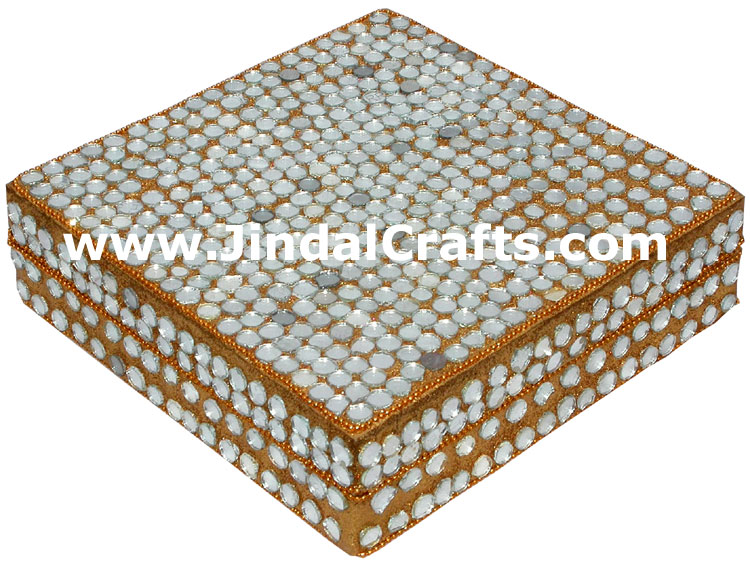 Lac Made Wedding Invitation Box India Crafts Handmade