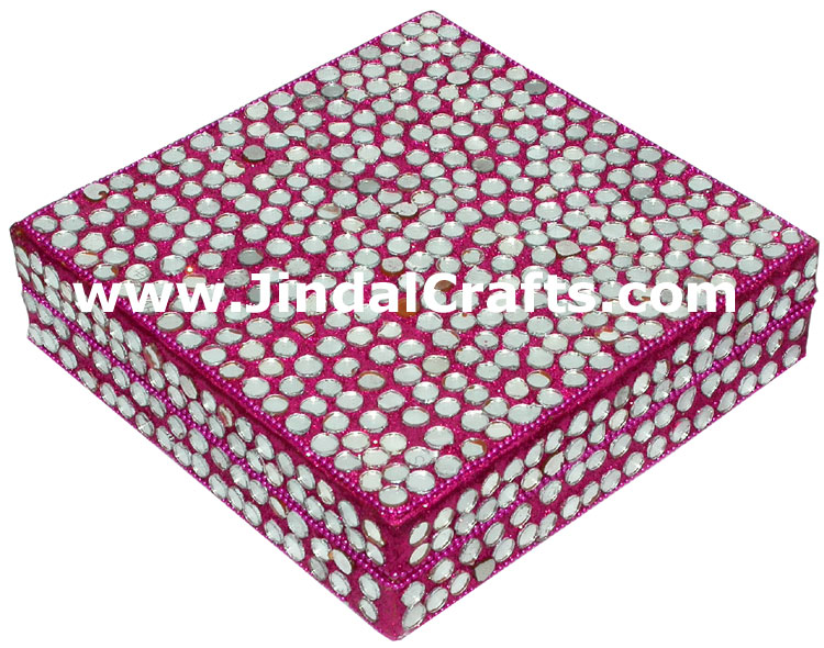 Lac Made Wedding Invitation Box India Crafts Handmade