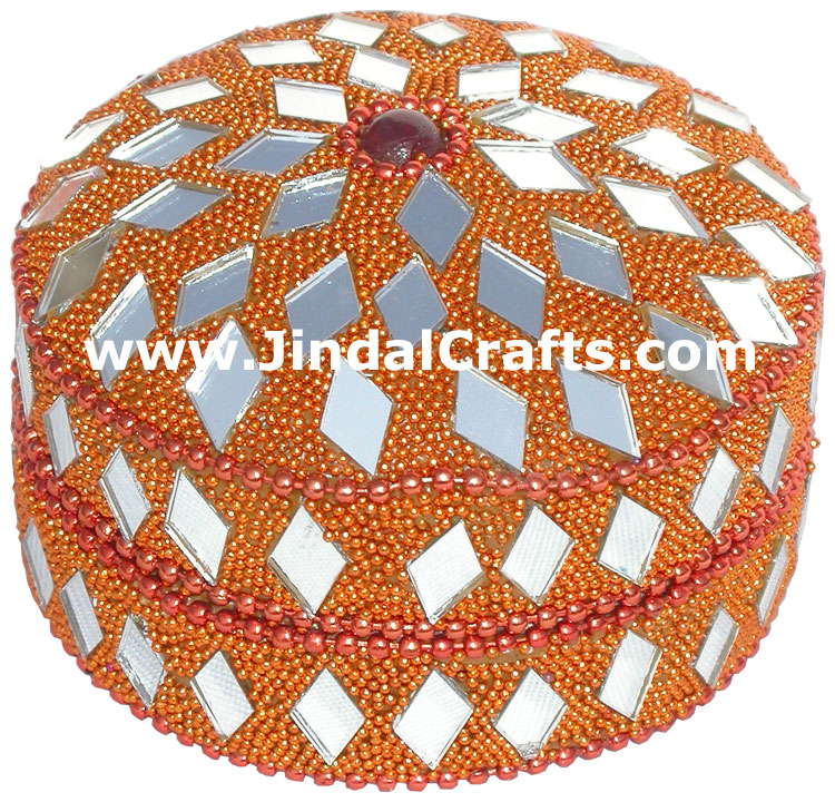 Set of Lac Trinket Boxes Traditional Hand Crafted Gifts