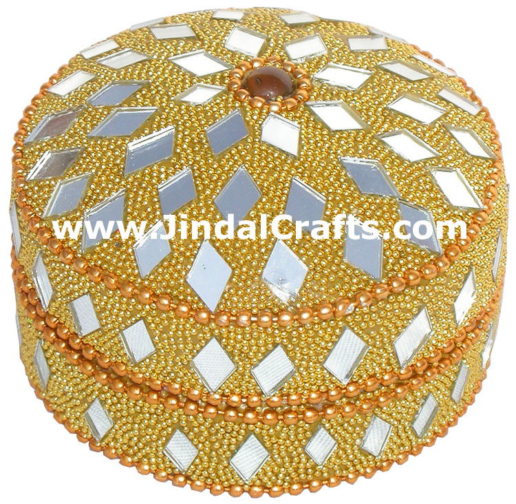 Set of Lac Trinket Boxes Traditional Hand Crafted Gifts