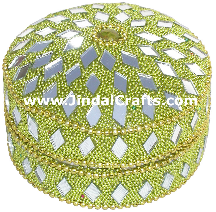 Set of Lac Trinket Boxes Traditional Hand Crafted Gifts