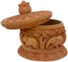 Hand Carved Jewelry / Multi Purpose Box Indian Wood Art