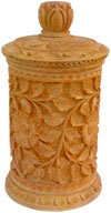Hand Carved Multi Purpose Wooden Box India Fair Trade