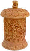 Hand Carved Multi Purpose Wooden Box India Fair Trade