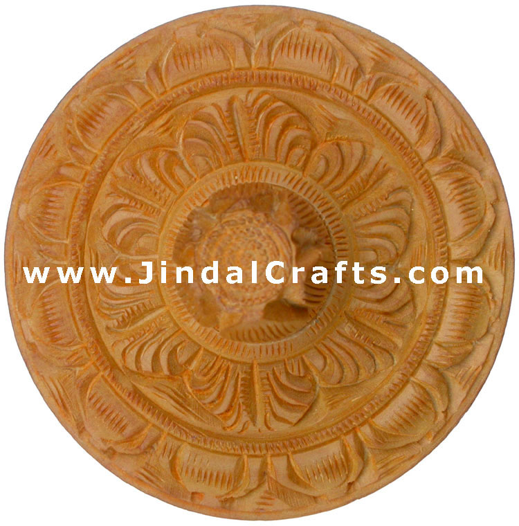 Hand Carved Multi Purpose Wooden Box India Fair Trade