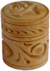 Hand Carved Wooden Multi Purpose Box India Fair Trade