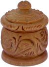 Hand Carved Wooden Multi Purpose Box India Fair Trade