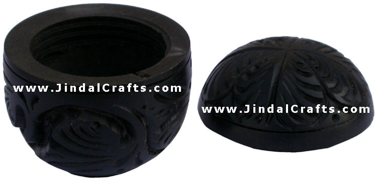 Hand Carved Wooden Multi Purpose Box India Fair Trade