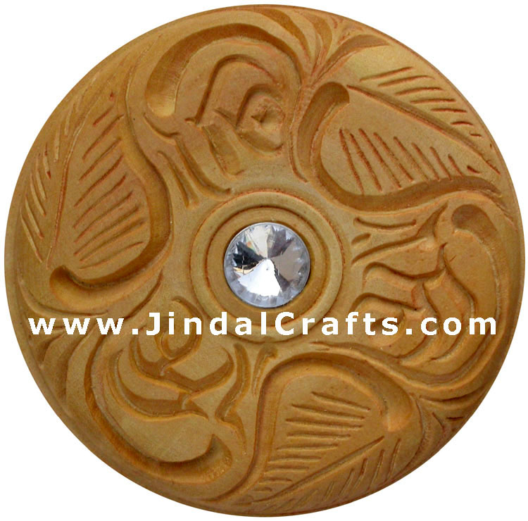 Hand Carved Wooden Multi Purpose Box India Fair Trade
