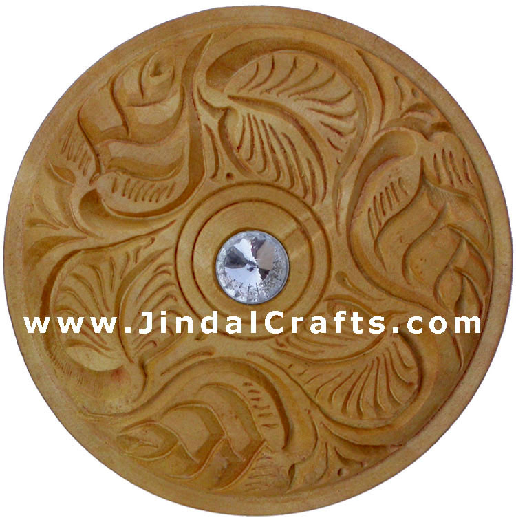 Hand Carved Wooden Multi Purpose Box India Fair Trade