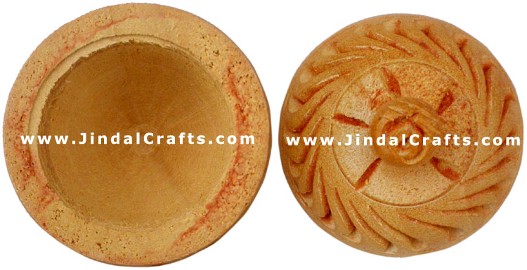 Tiny Wood Handcrafted Multipurpose Box Indian Carving