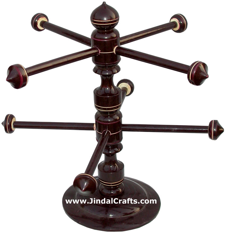 Handmade Wooden Bangles Stand from India Handicrafts