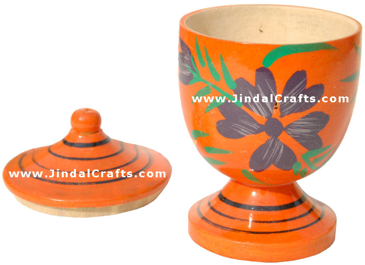 Handcrafted Handpainted Wooden Box Indian Tradition Art