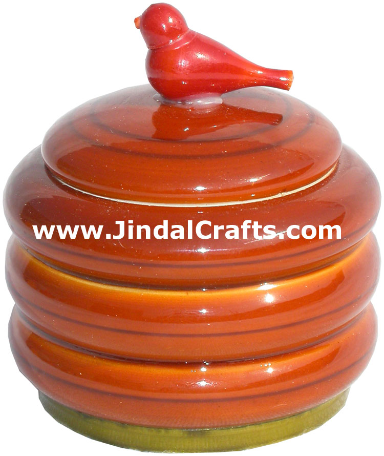 Handmade Hand Painted Mini Wooden Box India Fine Art