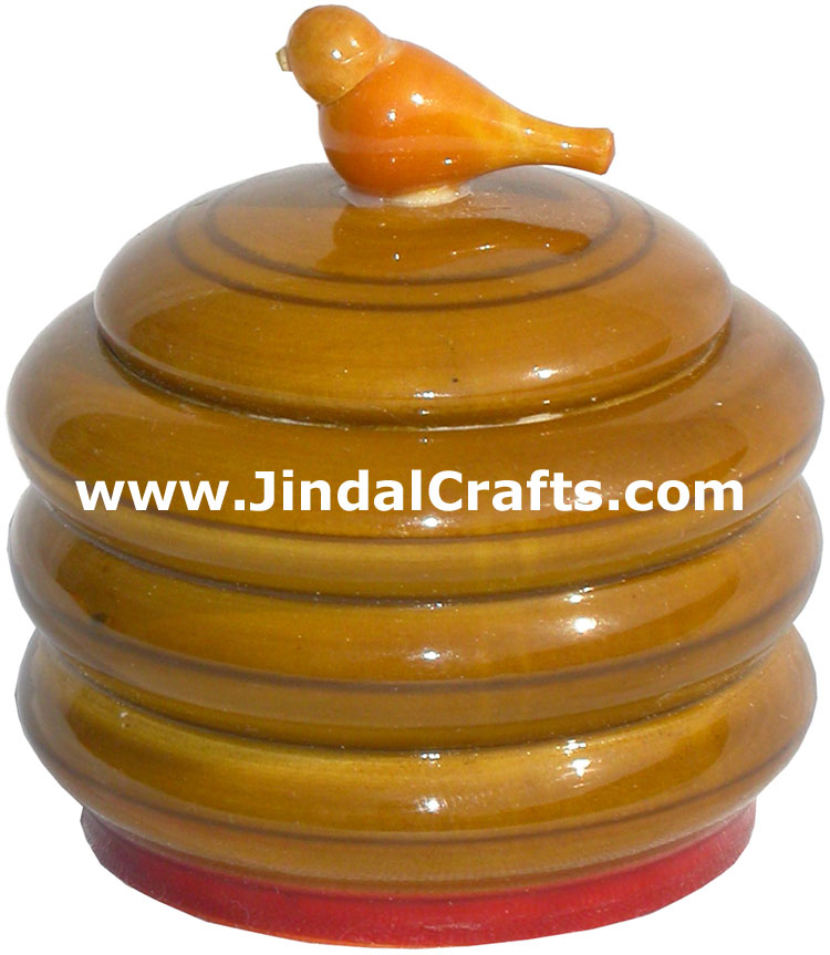 Handmade Hand Painted Mini Wooden Box India Fine Art