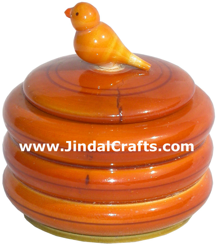 Handmade Hand Painted Mini Wooden Box India Fine Art