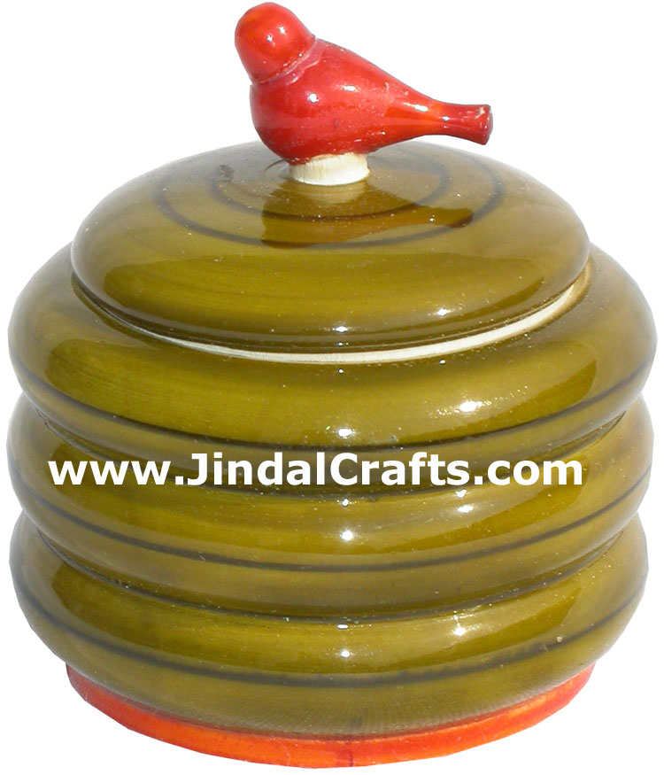Handmade Hand Painted Mini Wooden Box India Fine Art