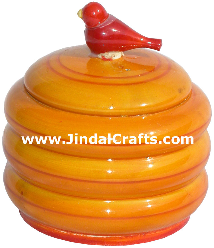 Handmade Hand Painted Mini Wooden Box India Fine Art