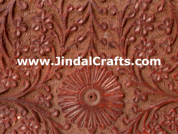 Hand Carved Wooden Decorative Jewelry Box Indian Art