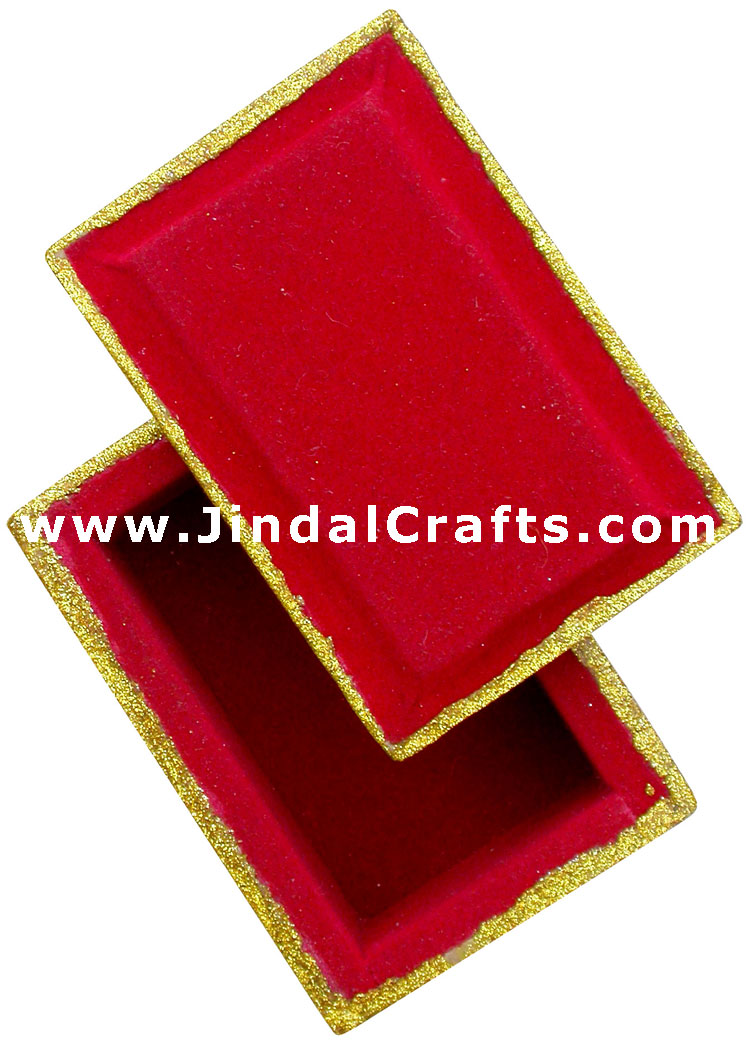 Handmade Lac Decorative Jewelry Box Indian Rich Crafts