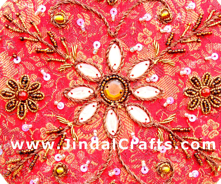 Jewelry Box - Hand Embroidered Designer Beaded Jari