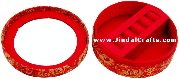 Jewelry Box - Hand Embroidered Designer Beaded Jari