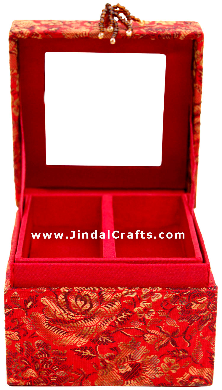 Jewelry Box - Hand Embroidered Designer Beaded Jari
