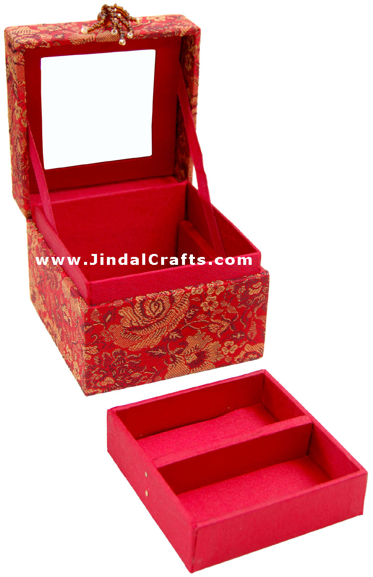 Jewelry Box - Hand Embroidered Designer Beaded Jari