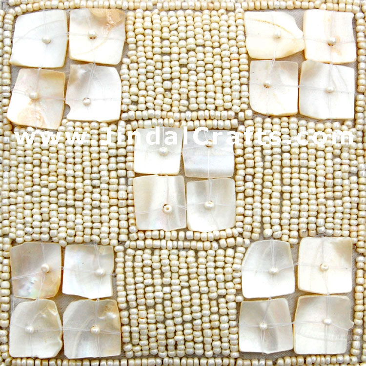 Jewelry Box Hand Embroidered Designer Beaded Jari India