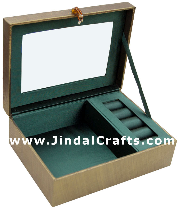 Jewelry Box - Hand Embroidered Designer Beaded Jari