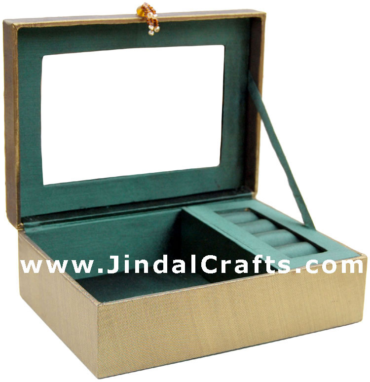 Jewelry Box - Hand Embroidered Designer Beaded Jari