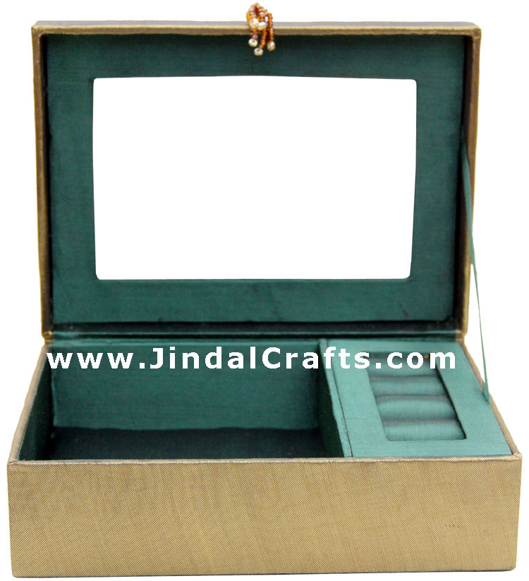 Jewelry Box - Hand Embroidered Designer Beaded Jari