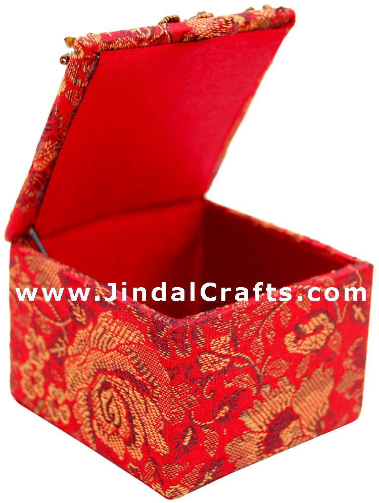 Jewelry Box - Hand Embroidered Designer Beaded Jari