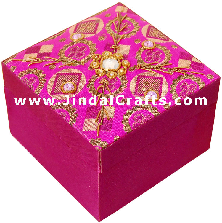 Hand Embroider / Beaded / Jari / Zari Multi Purpose Box
