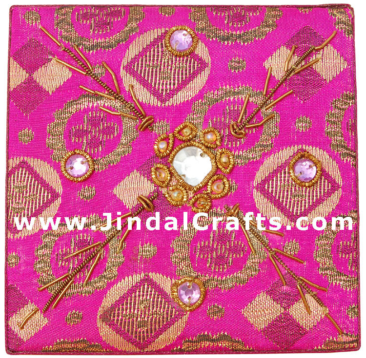 Hand Embroider / Beaded / Jari / Zari Multi Purpose Box