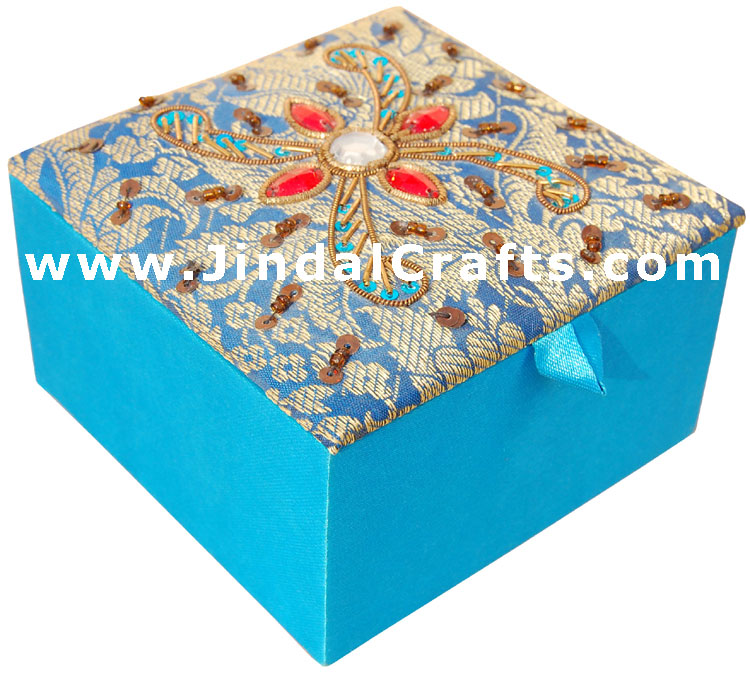 Hand Embroider / Beaded / Jari / Zari Multi Purpose Box