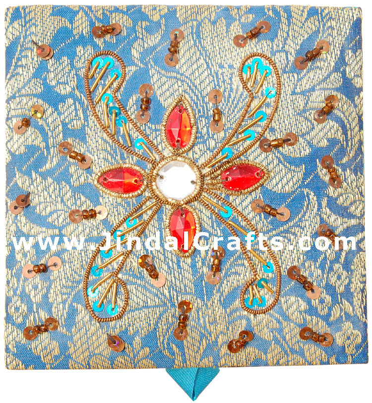 Hand Embroider / Beaded / Jari / Zari Multi Purpose Box