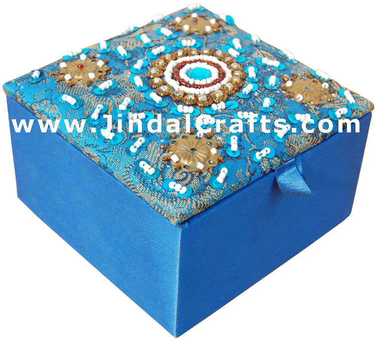 Hand Embroider / Beaded / Jari / Zari Multi Purpose Box