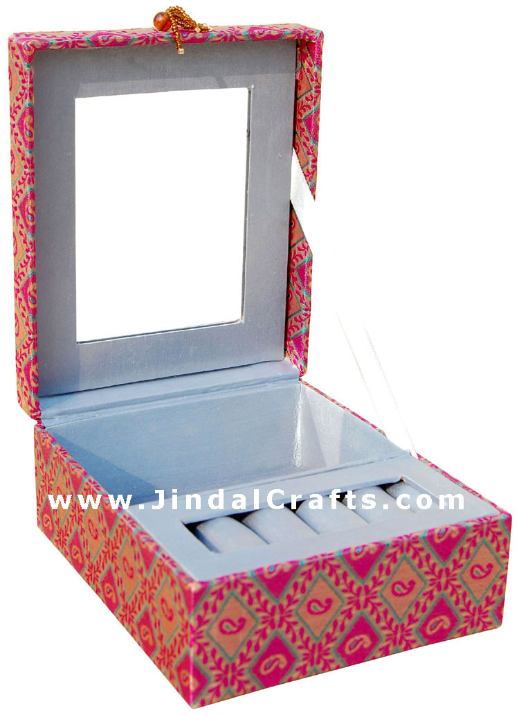 Hand Embroider / Beaded / Jari / Zari Jewelry Box Decor
