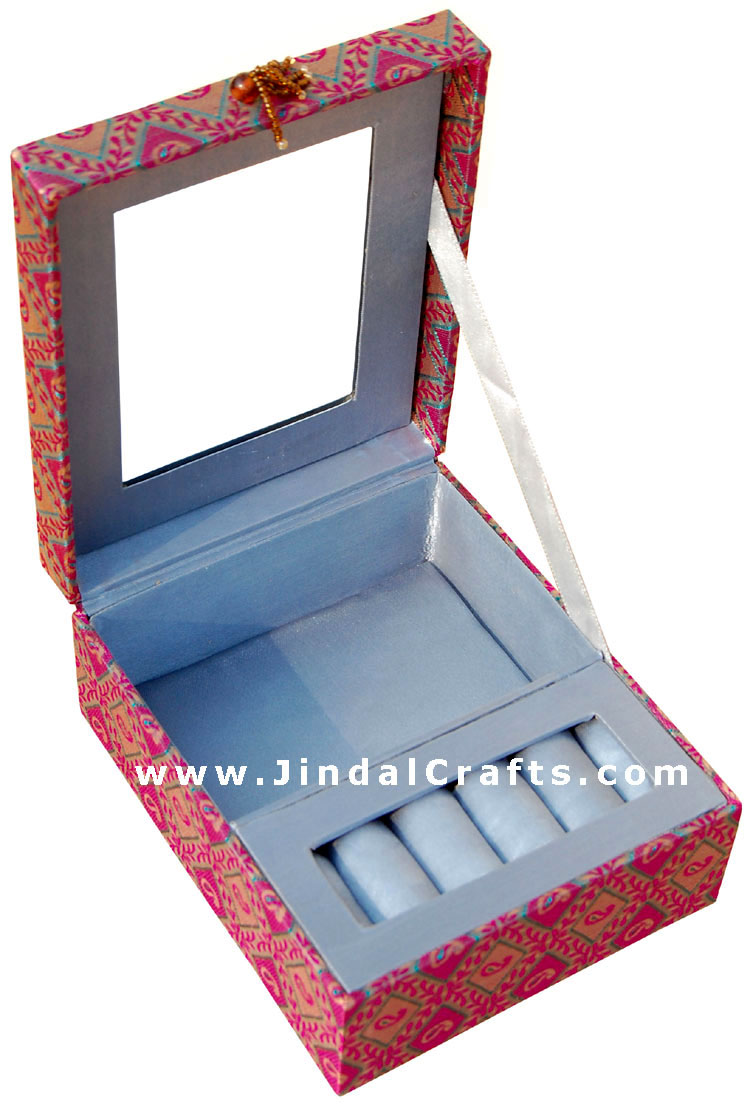 Hand Embroider / Beaded / Jari / Zari Jewelry Box Decor