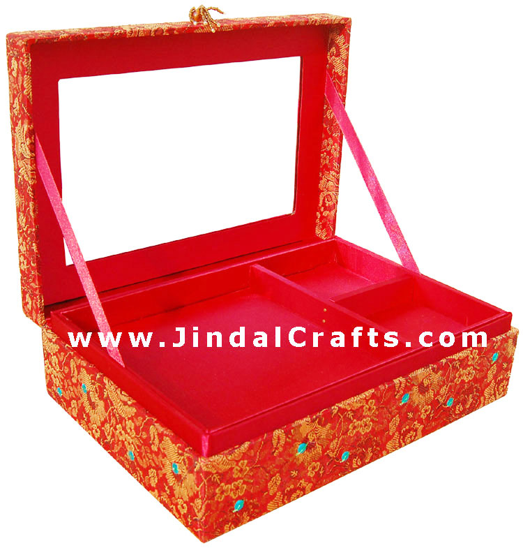 Hand Embroider / Beaded / Jari / Zari Jewelry Box Decor